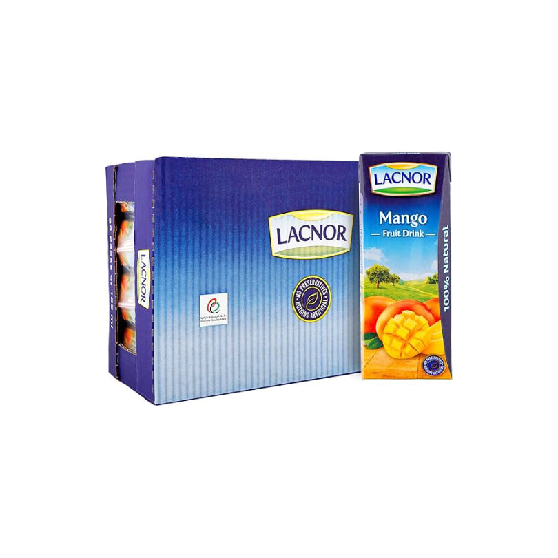 Lacnor Mango Juice Carton 32x180ml